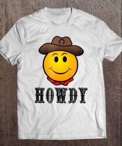 Cowboy Howdy Emoji Western Rodeo Tee Tee