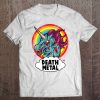 Death Metal Unicorn Rainbow Rocker Emo Zombie Tee