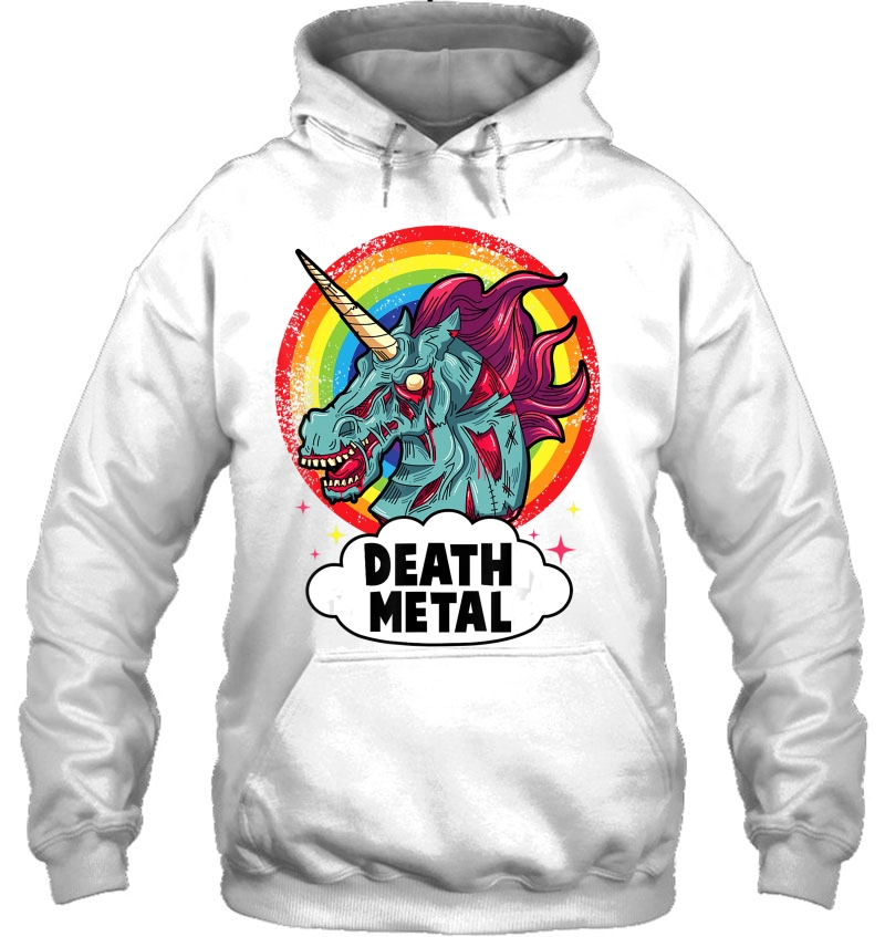 Death Metal Unicorn Rainbow Rocker Emo Zombie Mugs