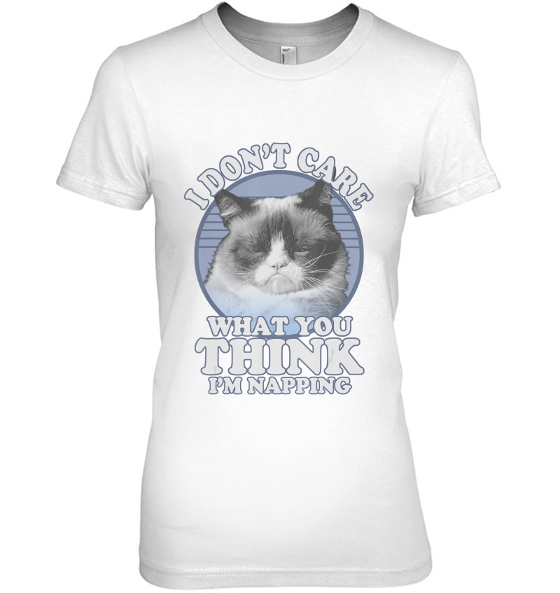 Grumpy Cat I Don't I'm Think Napping Graphic Hoodie