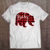 Kids Red Plaid Baby Bear Shirt Matching Pajama Family Buffalo Tee Tee