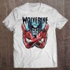 Marvel X-Men Mutant Wolverine Claws X-Ray Retro Tee