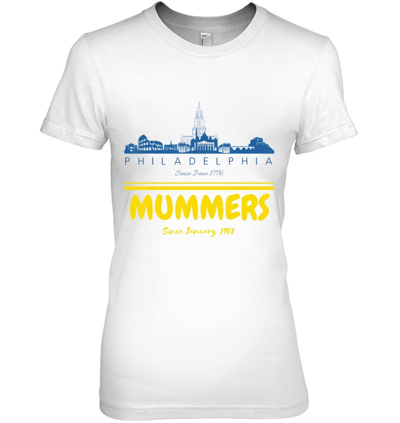 Mummers Day New Years Shirt Funny Gifts Ladies Tee