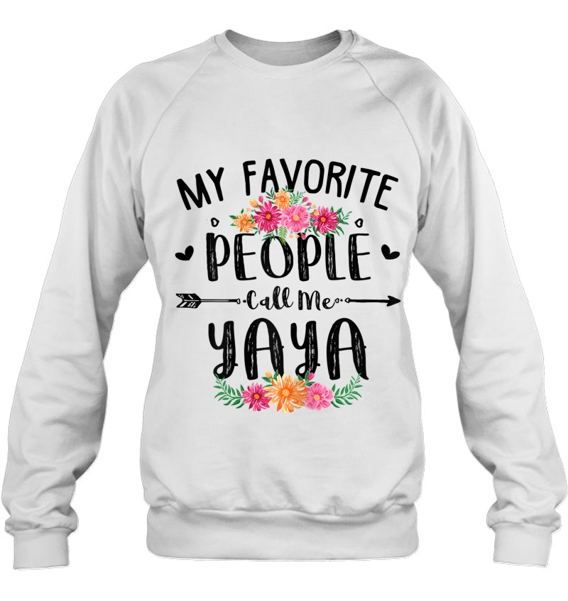 Womens My Favorite People Call Me Yaya Tee Mother's Day Gift Mugs