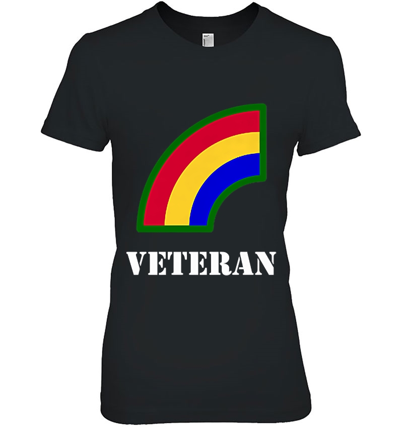 42Nd Infantry Division - 42Nd Id Veteran Black Premium Ladies Tee