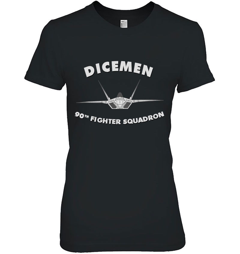 90Th Fighter Squadron The Dicemen F22 Ver2 Hoodie