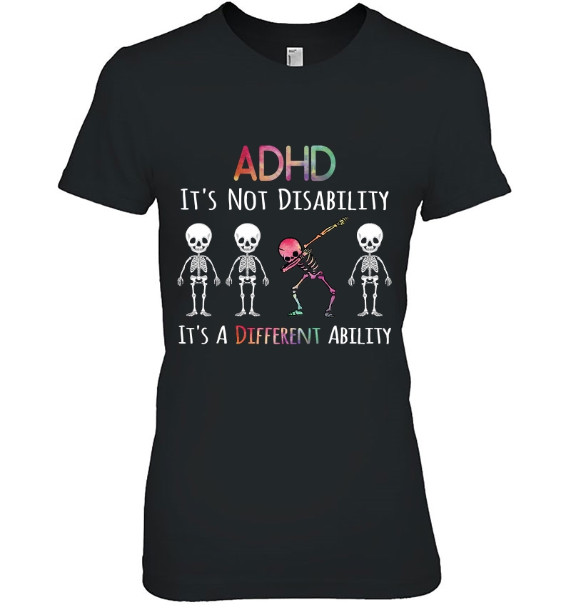 Adhd Awareness Dab Gifts Adhd It's Not A Disability Dabbing Hoodie