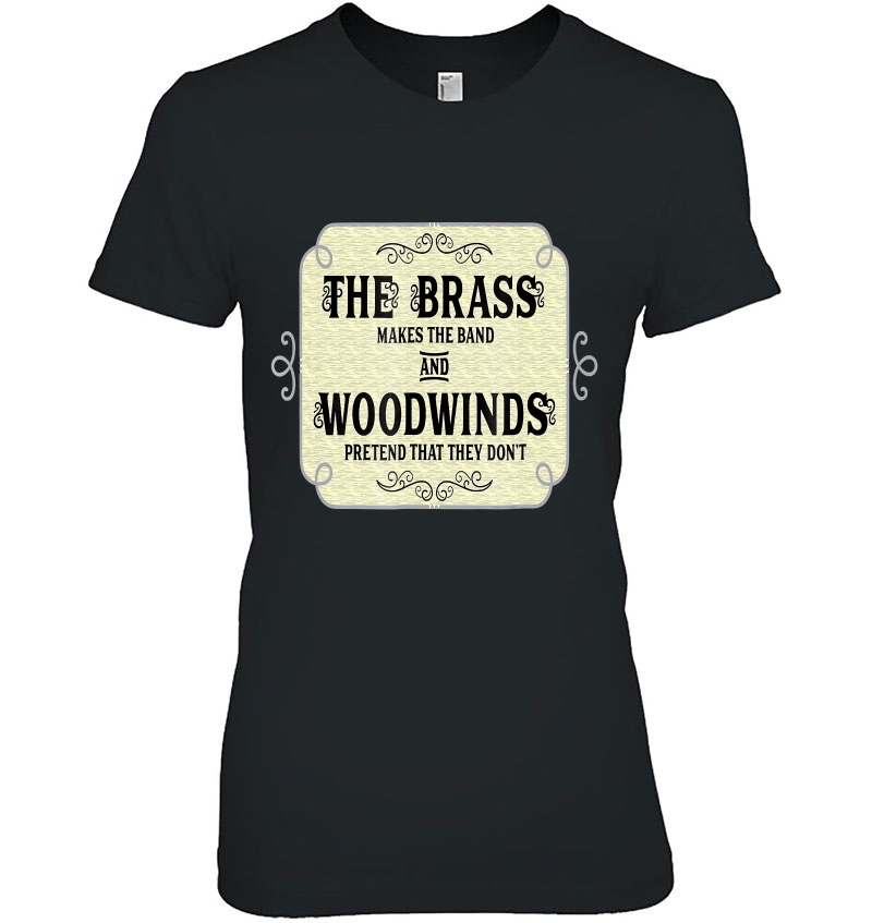 Brass Vs Woodwinds Funny Musical Instrument Hoodie