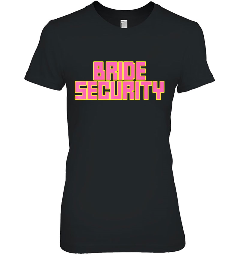 Bride Security Pink Hoodie