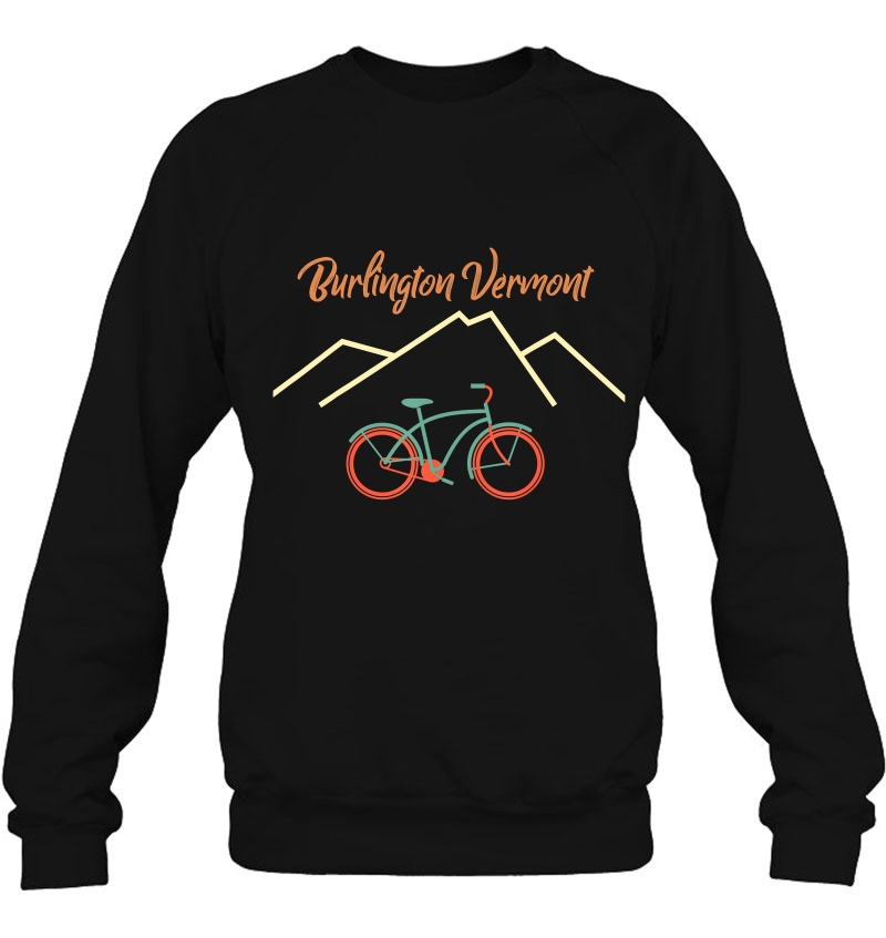 Burlington Vermont Trail Retro Mountain Bike Hike Tee Mugs