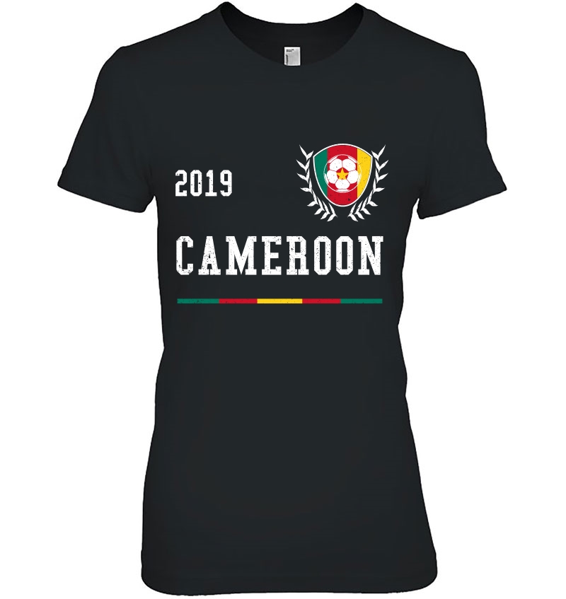 Cameroon Football Jersey 2019 Cameroonian Soccer Ladies Tee