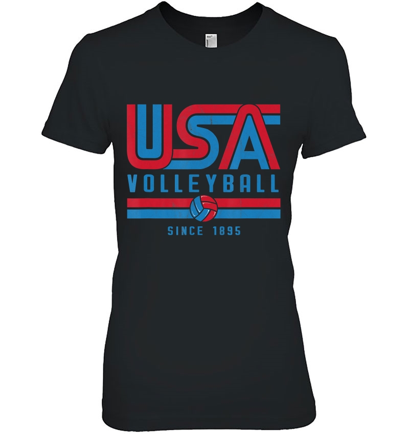 Classic Usa Volleyball Since 1895 For The Beach Hoodie