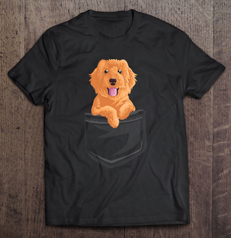 Cute Golden Doodle In Your Pocket Puppy Gif Shirt