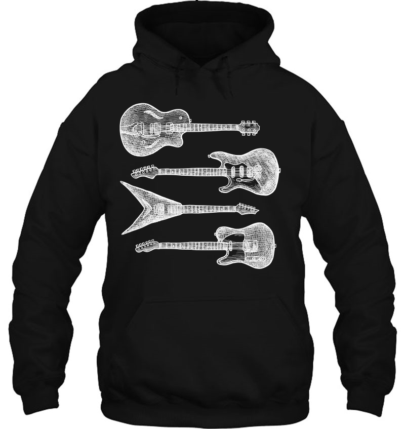 Electric Guitar Shirts Music Band Guitarist Gifts Mugs