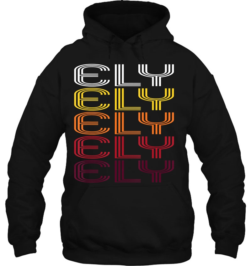 Ely, Mn Vintage Style Minnesota Hoodie