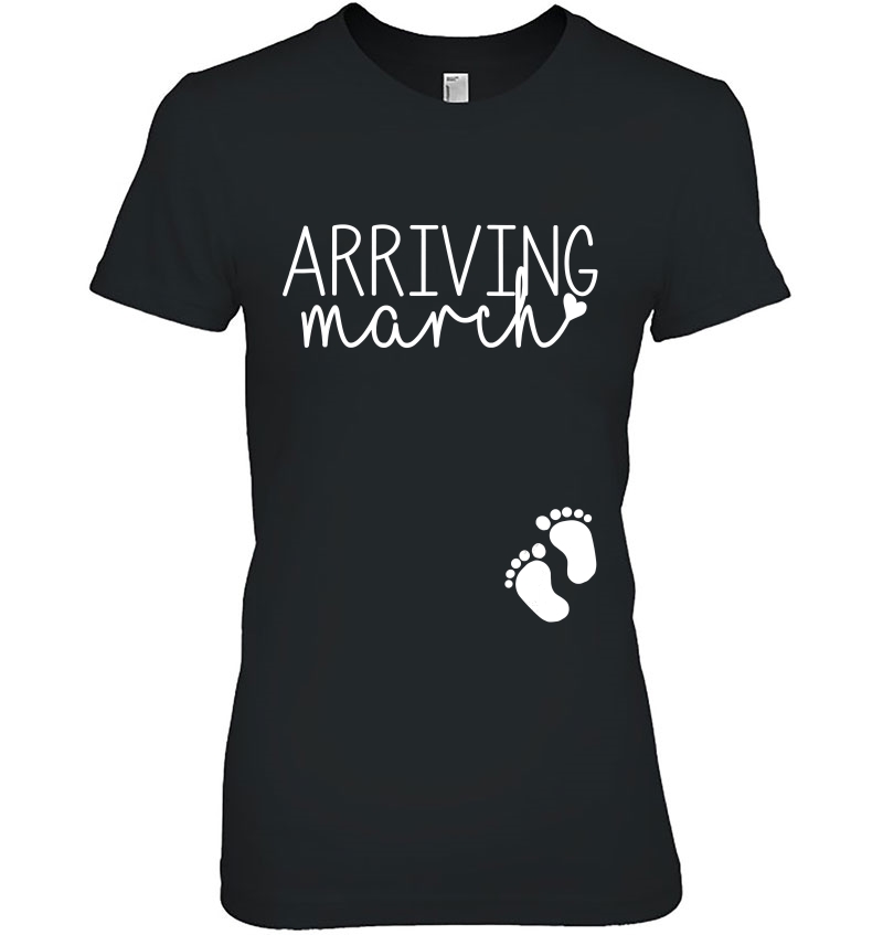 Pregnancy Announcemen See You In March Due Date 2019 Ver2 Ladies Tee