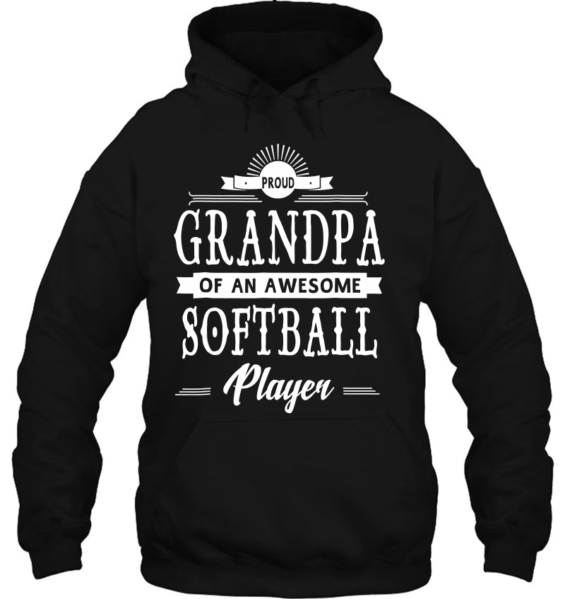 Proud Grandpa Of An Awesome Softball Player Mugs