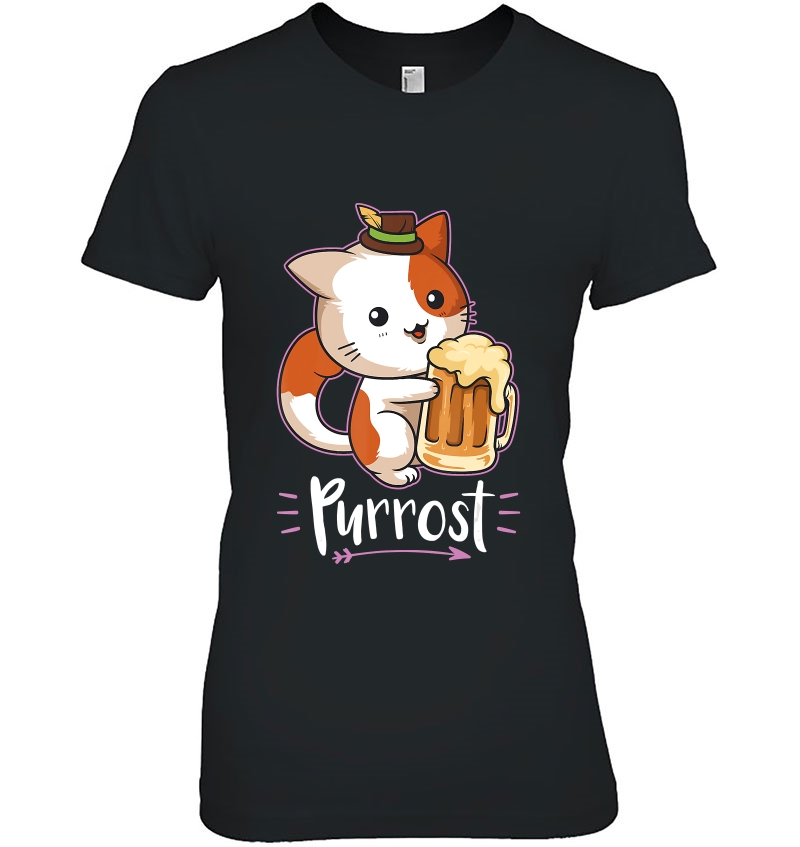 Purrost Prost Oktoberfest Cat German Beer Festival Hoodie