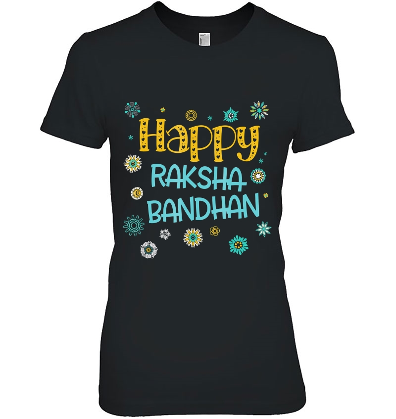 Rakhi Tee Happy Raksha Bandhan Tshirt For Brother And Sister Ladies Tee