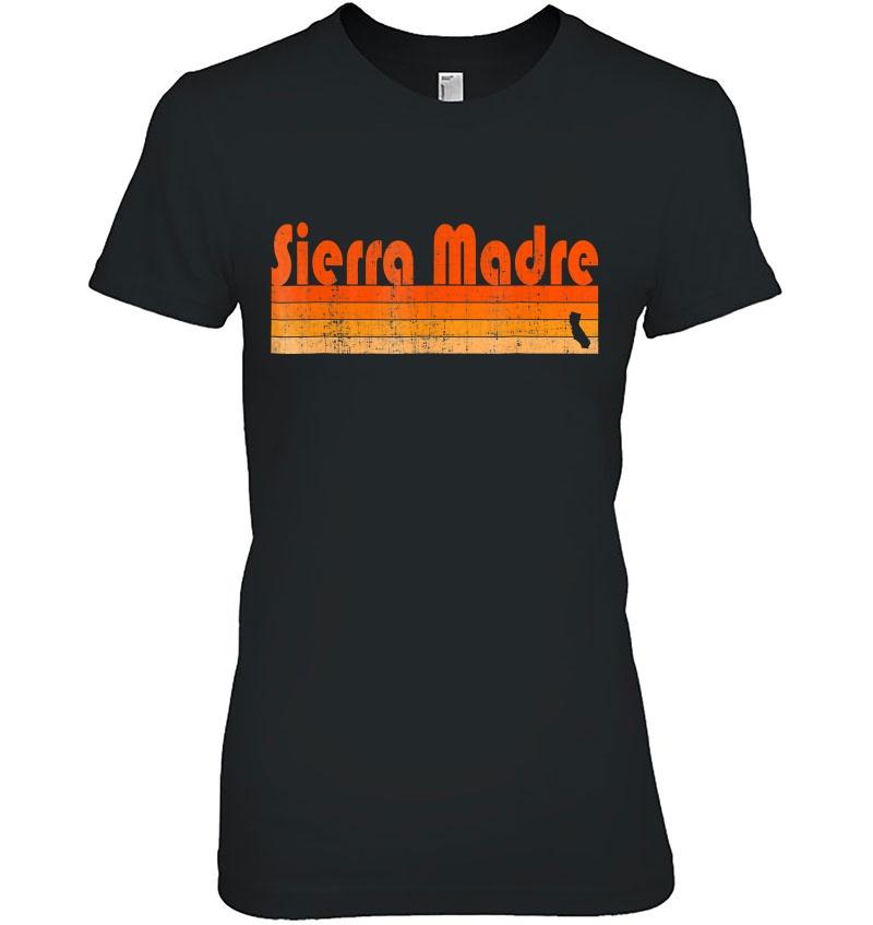 Retro 80S Style Sierra Madre Ca Hoodie