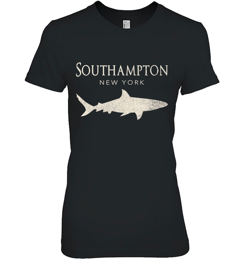 Retro Southampton Ny Shark Hoodie