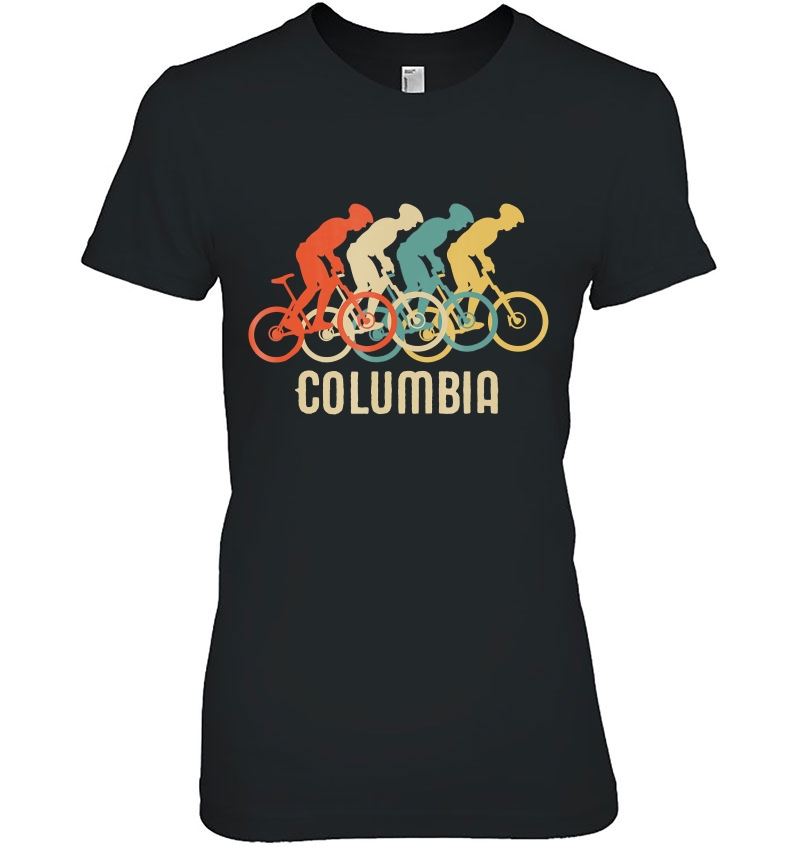 Retro Vintage Bike Columbia Hoodie