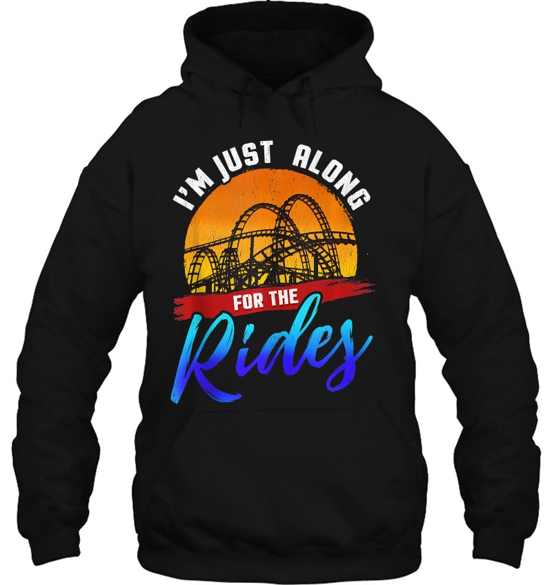 Roller Coaster Riding Funny Apparel Hoodie