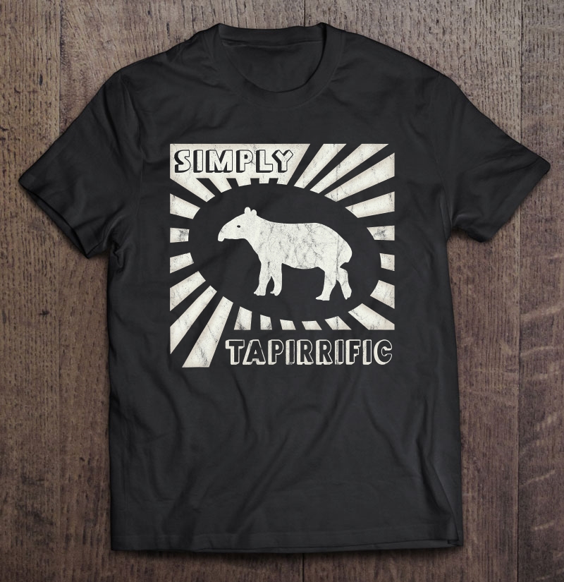 Simply Tapirrific Retro Vintage Old School 90S Tapir Shirt