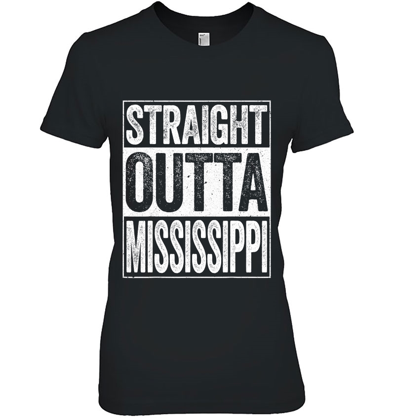 Straight Outta Mississippi Ms State Hoodie