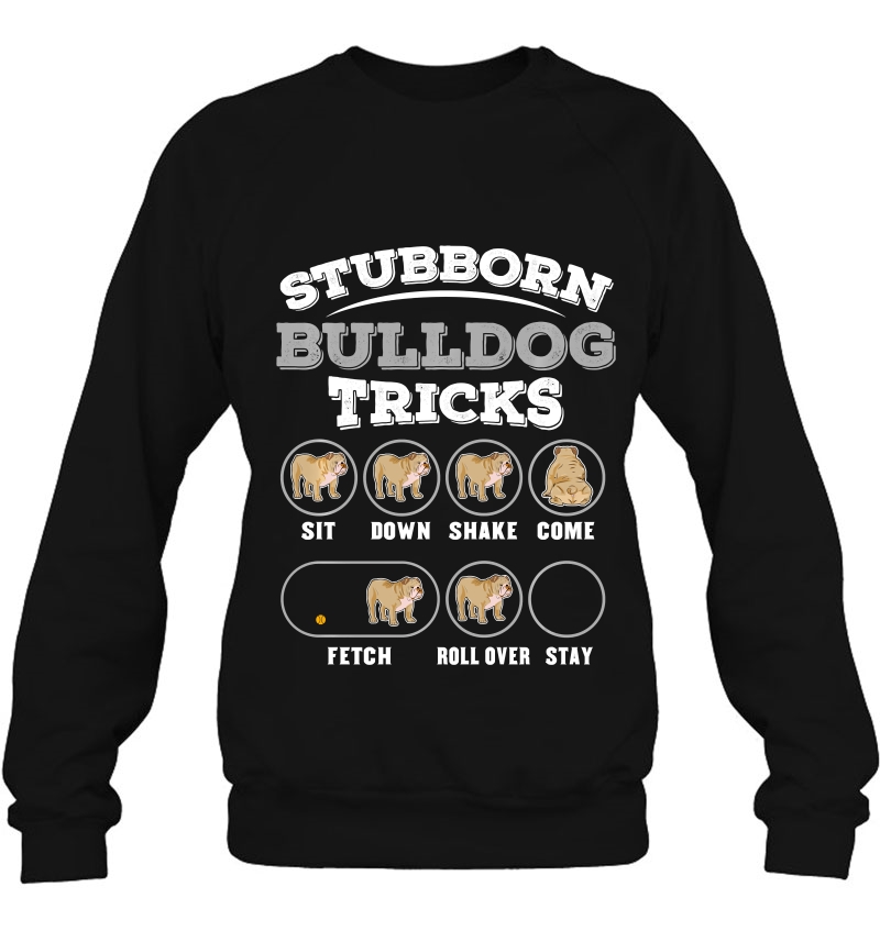 Stubborn Bulldog Tricks Training Funny Dog Mugs