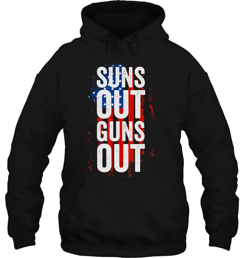 Suns Out Guns Out Men Women 4Th Of July Usa Flag Mugs