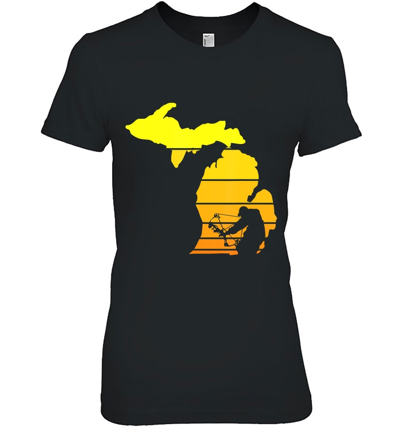 Sunset Bowhunter Michigan Hoodie