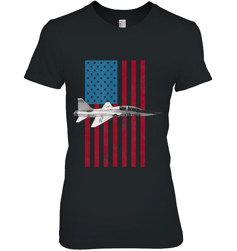 T-38 Talon Usa American Flag Tee - Military Hoodie