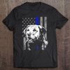 Thin Blue Line Flag Shirt Canine Uni Police Dog Shirt Tee