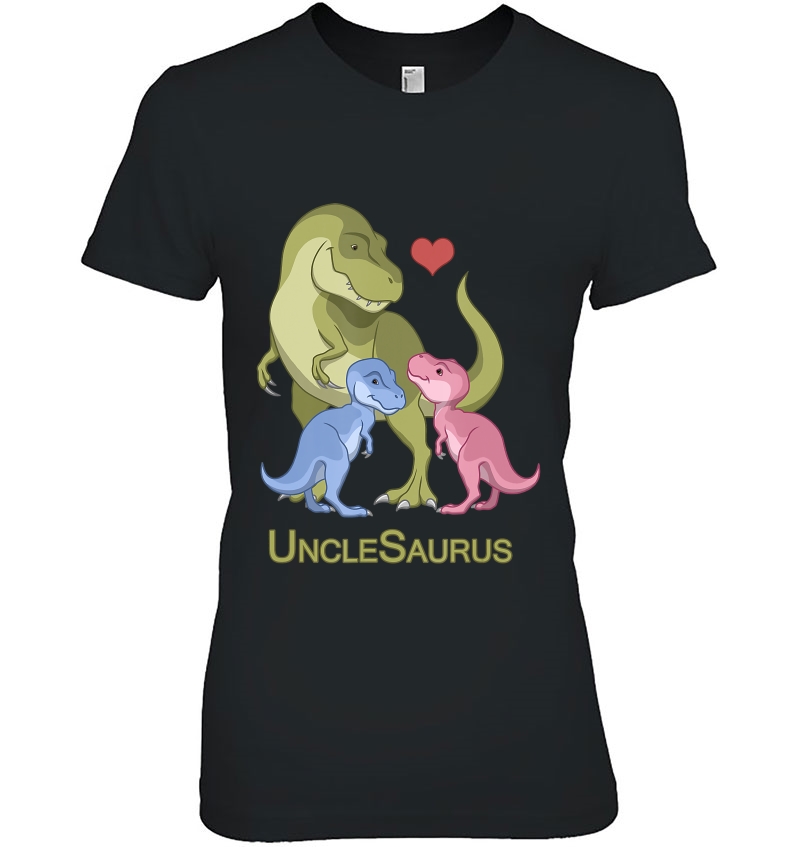 Unclesaurus T-Rex & Twin Boy Girl Nephew Niece Dinosaurs Hoodie