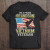 Vietnam Veteran Shirt Proud Grandson Tees Men Kids Boys Gift Tee