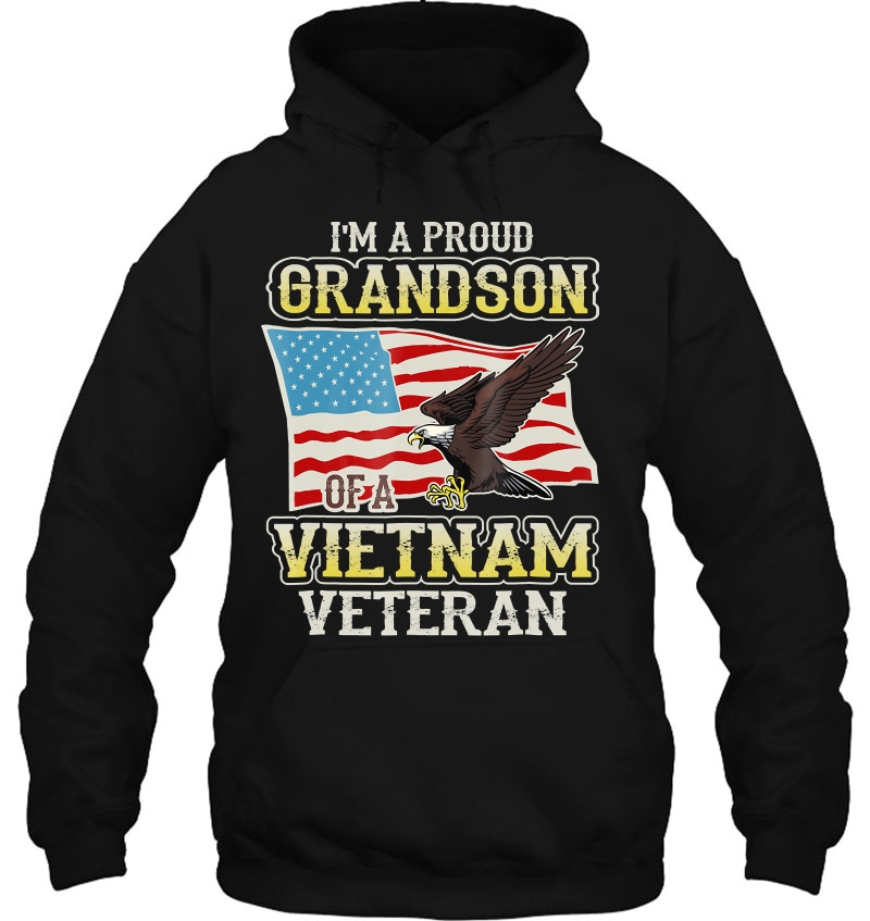 Vietnam Veteran Shirt Proud Grandson Tees Men Kids Boys Gift Mugs