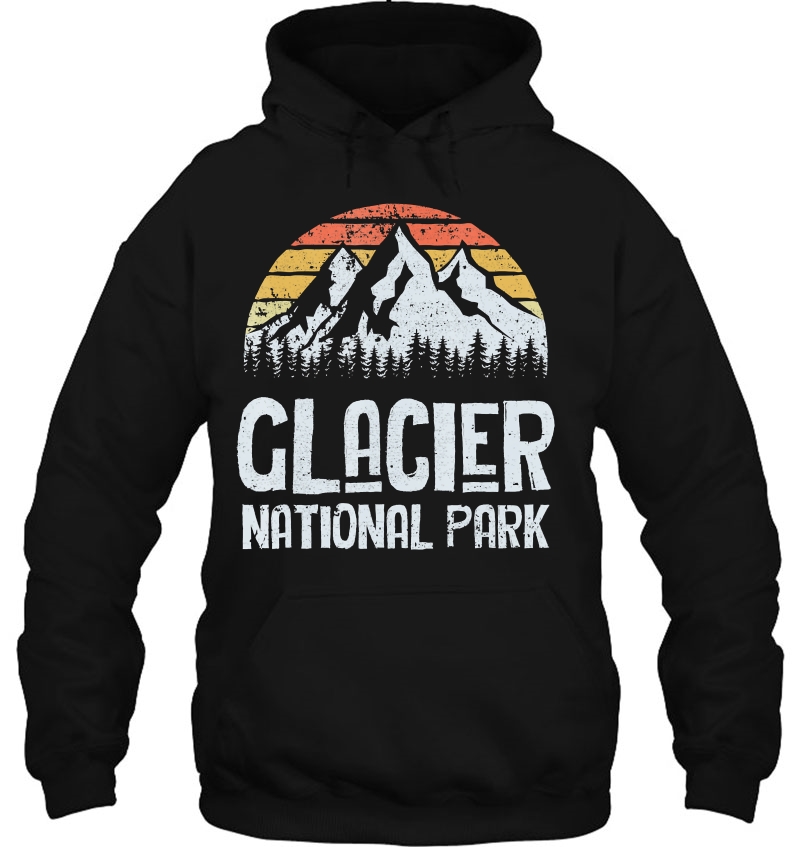 Vintage Glacier National Park Montana Hiking Retro Mugs