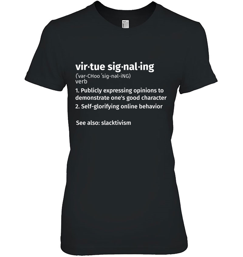 Virtue Signaling Ladies Tee