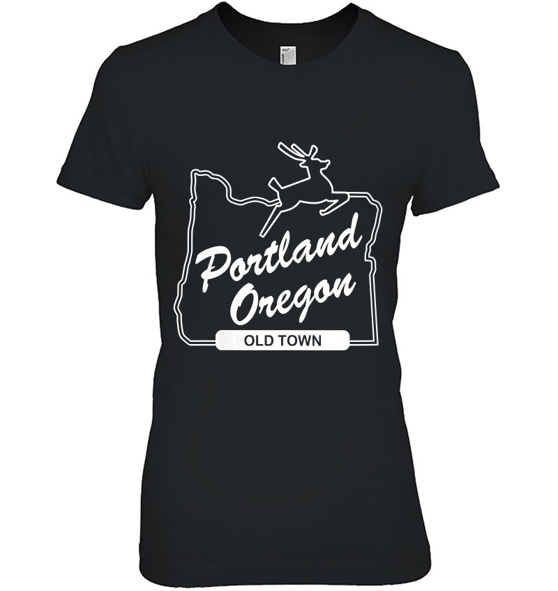 Womens Pdx Portland Oregon Sign Old Town - Portland Oregon Hoodie