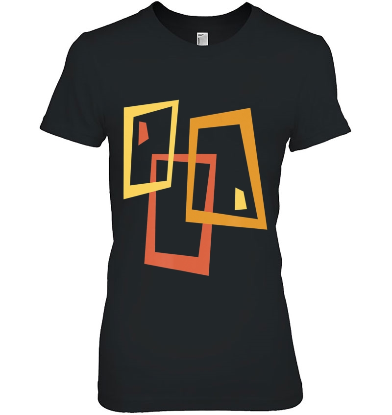 50S - 60S Retro Minimalist Abstract Ladies Tee