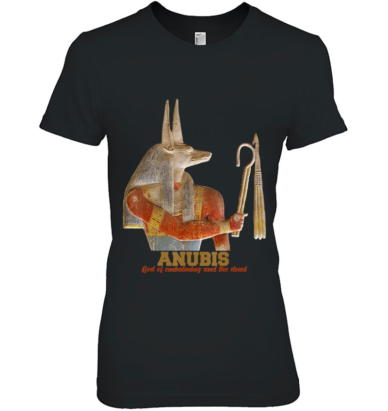 Anubis The God Of Embalming And Dead Old Egyptian Gift Ladies Tee