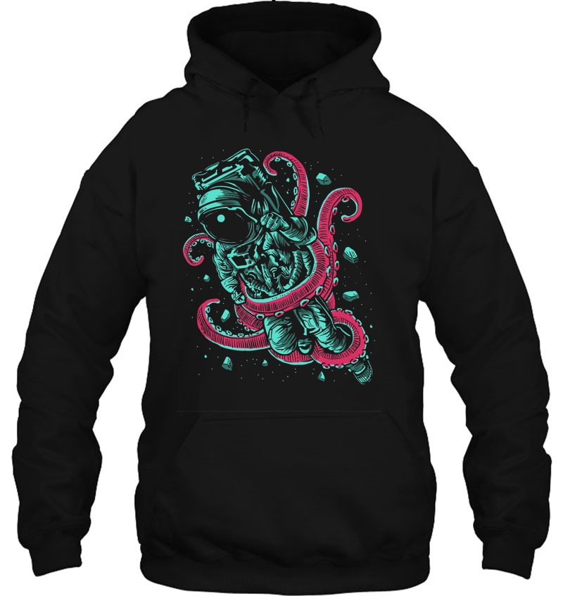 Astronaut Octopus Space Galaxy Alien Cthulhu Tee Mugs