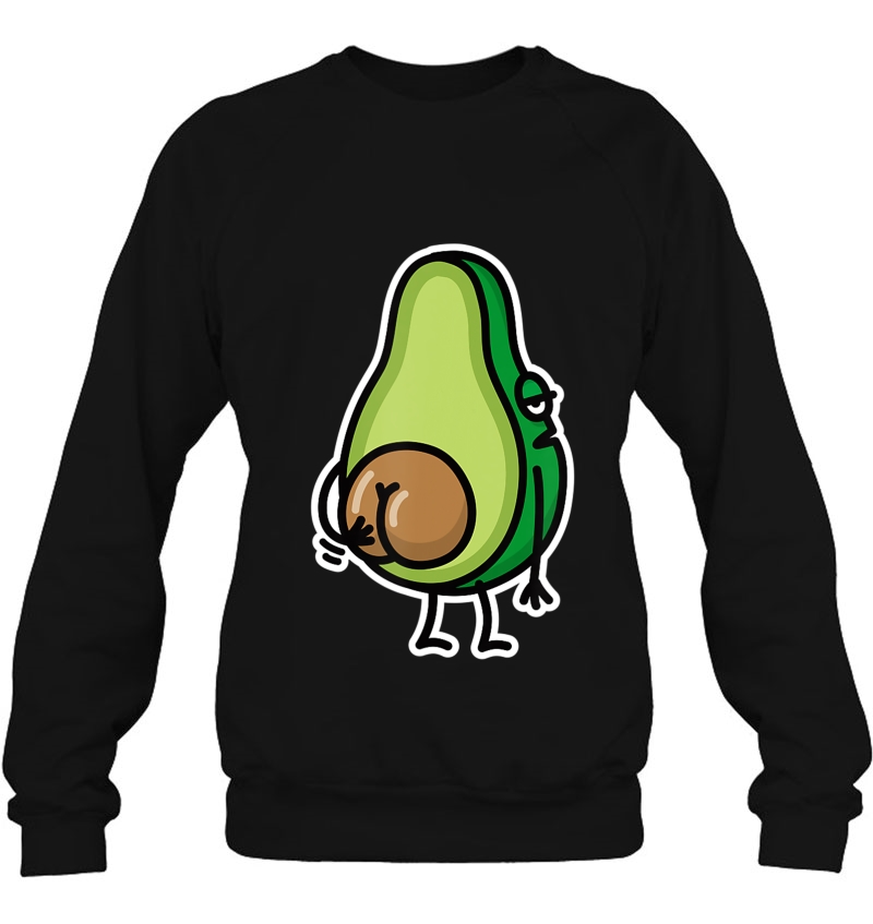 Avocado Seed Fat Funny Vegan Big Butt Scratching Kawaii Mugs