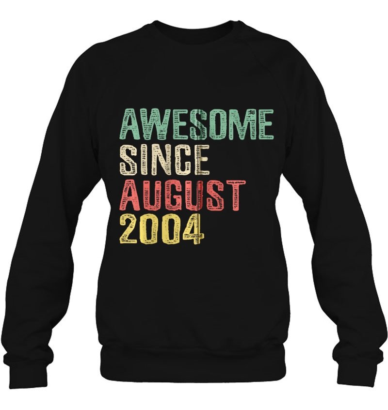 Awesome Since August 2004 - 15 Years Old, 15Th Birthday Gift Zip Mugs