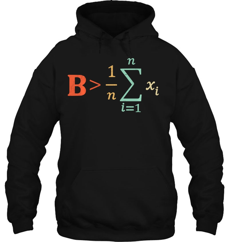 Be Greater Than Average Funny Math Teacher Nerd Pullover Mugs