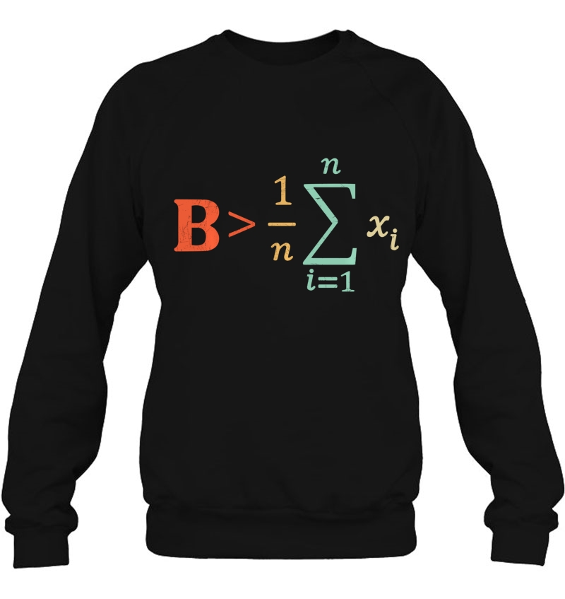 Be Greater Than Average Funny Math Teacher Nerd Pullover Mugs