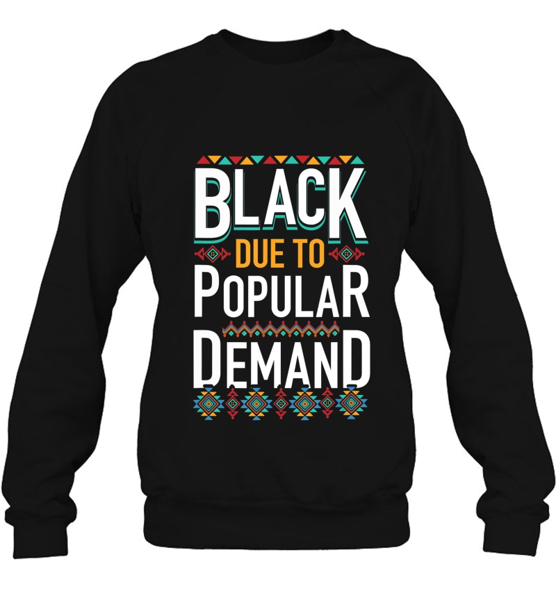Black Due To Popular Demand African Dashiki Style Sweatshirt