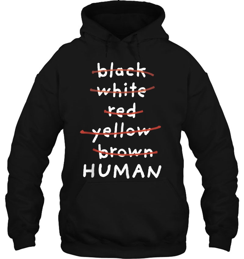 Black White Red Yellow Brown No Racism Ethnic Human Design Tank Top Mugs