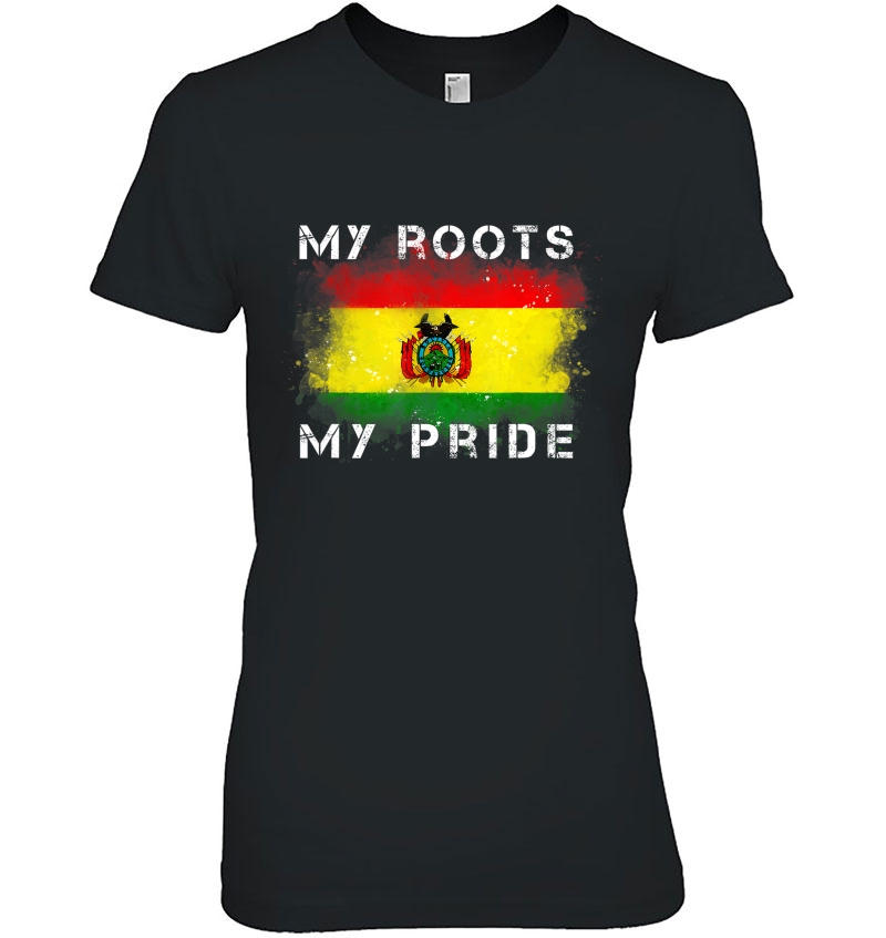 Camiseta Bolivia Flag Gift Watercolor For Proud Bolivian Ladies Tee